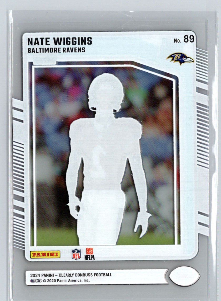 2024 Clearly Donruss #89 Nate Wiggins M53