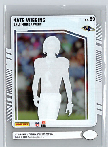 2024 Clearly Donruss #89 Nate Wiggins M53