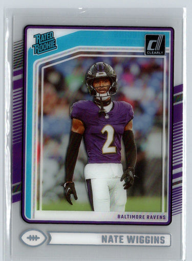 2024 Clearly Donruss #89 Nate Wiggins M53