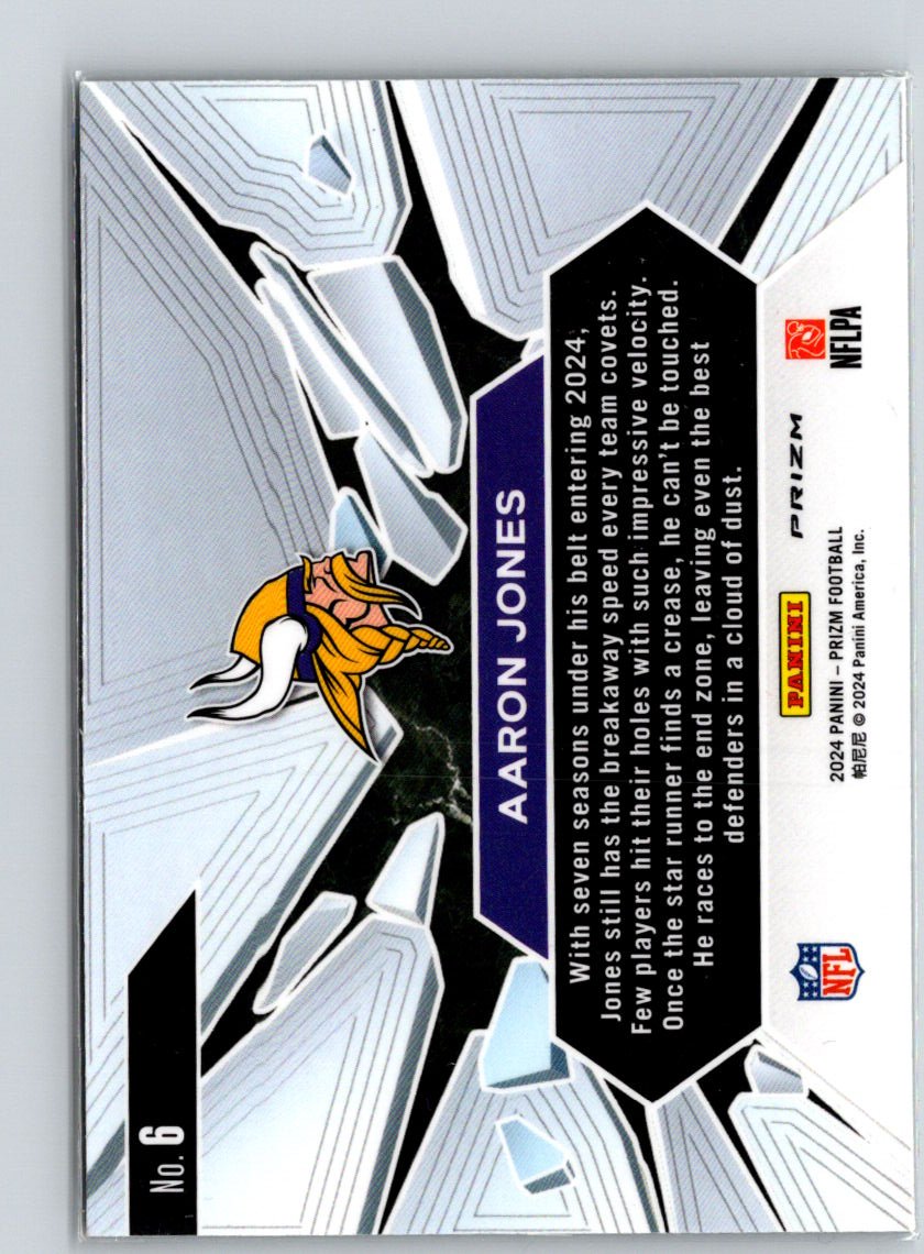 2024 Panini Prizm - Prizm Break #6 Aaron Jones green M53