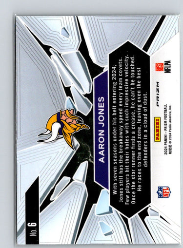 2024 Panini Prizm - Prizm Break #6 Aaron Jones green M53
