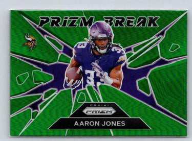 2024 Panini Prizm - Prizm Break #6 Aaron Jones green M53