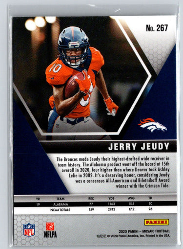 2020 Panini Mosaic #267 Jerry Jeudy M53