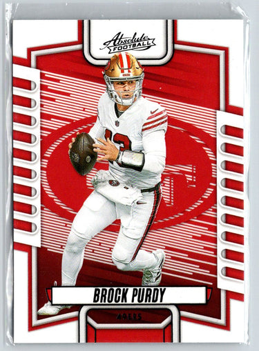 2023 Panini Absolute #18 Brock Purdy Blue M54