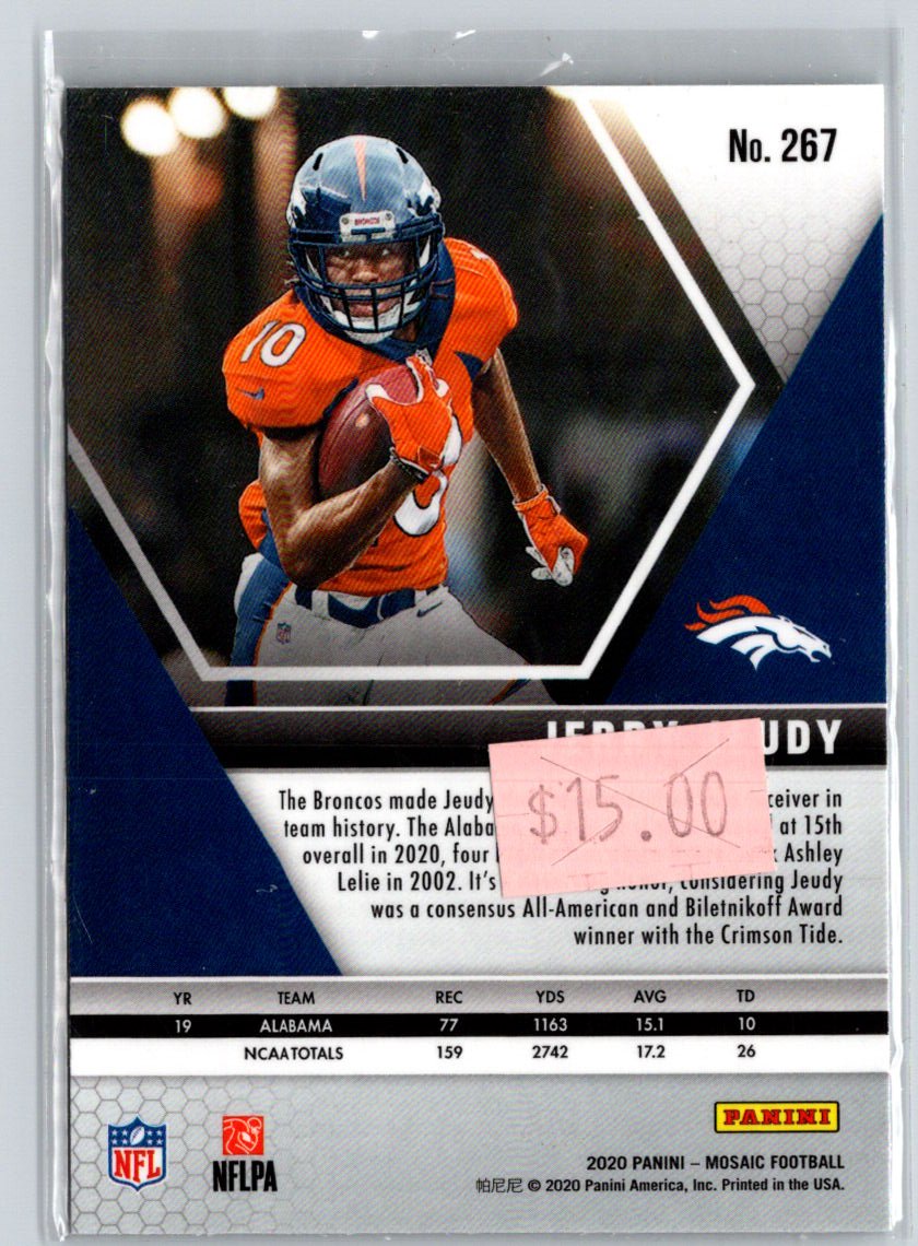 2020 Panini Mosaic #267 Jerry Jeudy M54