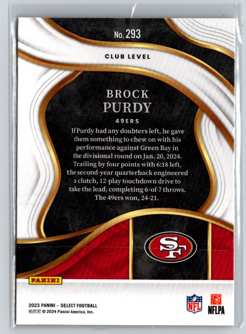 2023 Panini Select #293 Brock Purdy M55