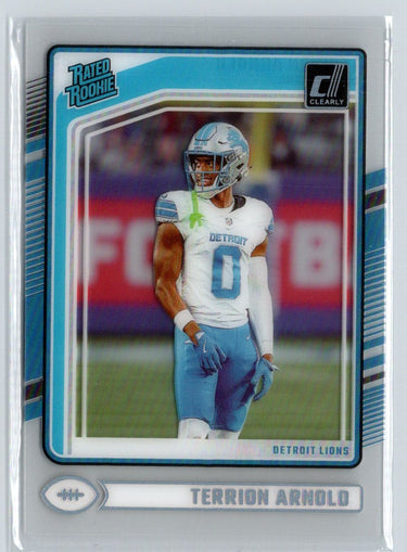 2024 Clearly Donruss #85 Terrion Arnold M55