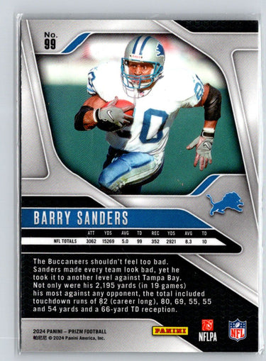 2024 Panini Prizm #99 Barry Sanders M56