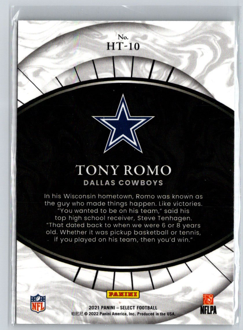 2021 Panini Select #HT-10 Tony Romo Hidden Talents M56