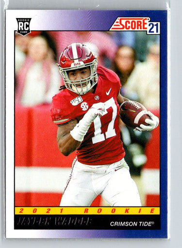 2021 Score #TB7 Jaylen Waddle 1991 Throwback Purple M56