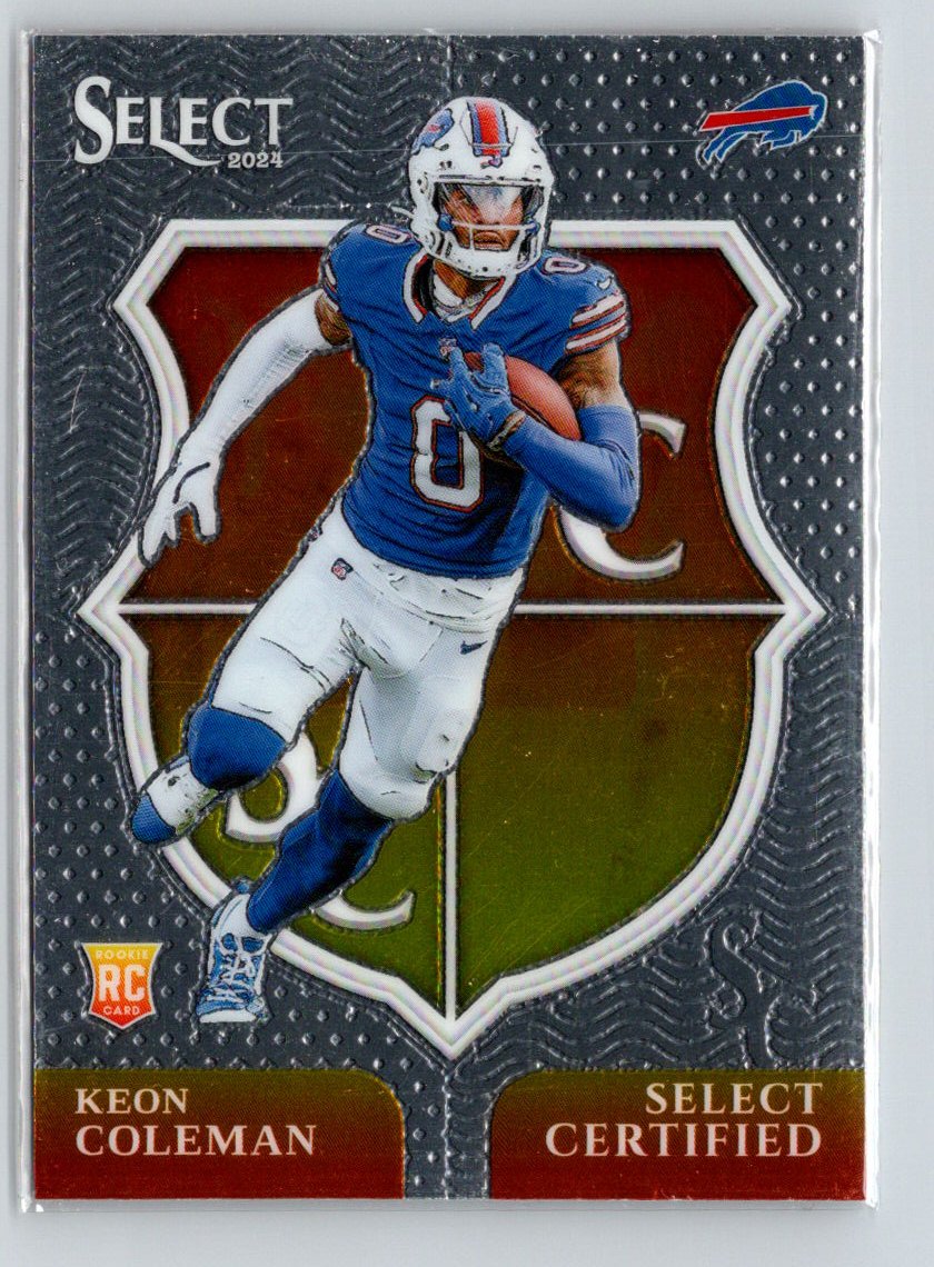 2024 Panini Select #13 Keon Coleman Select Certified Rookies M57