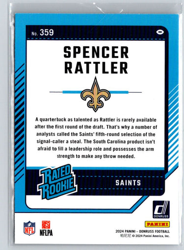 2024 Donruss #359 Spencer Rattler M57