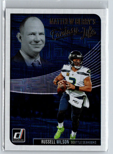 2018 Donruss #MBF3 Russell Wilson Matthew Berry's Fantasy Life M57