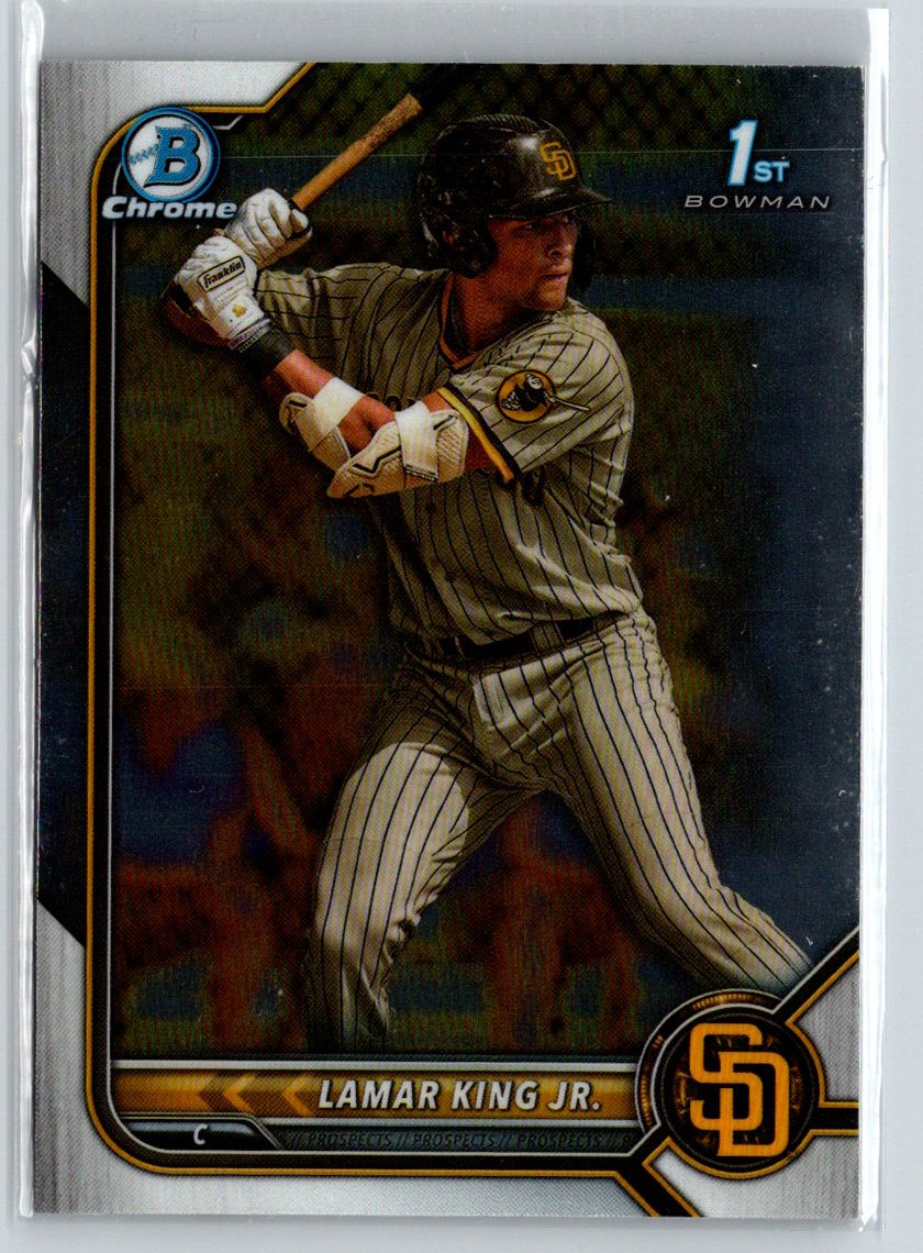 2022 Bowman Draft #BDC-143 Lamar King Jr. Chrome M58