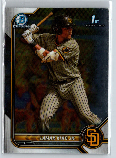 2022 Bowman Draft #BDC-143 Lamar King Jr. Chrome M58
