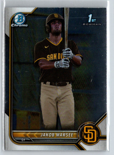 2022 Bowman Draft #BDC-73 Jakob Marsee Chrome M58