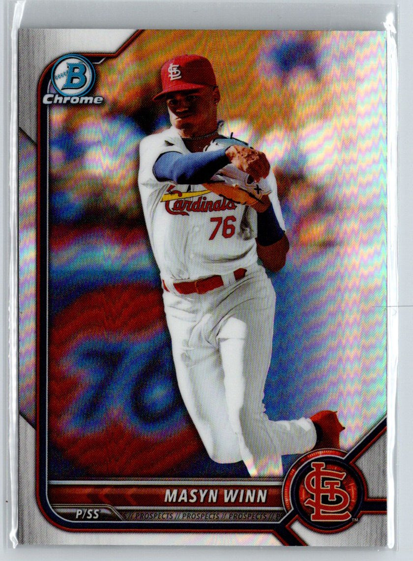 2022 Bowman Draft #BDC-170 Masyn Winn Chrome Refractor M59