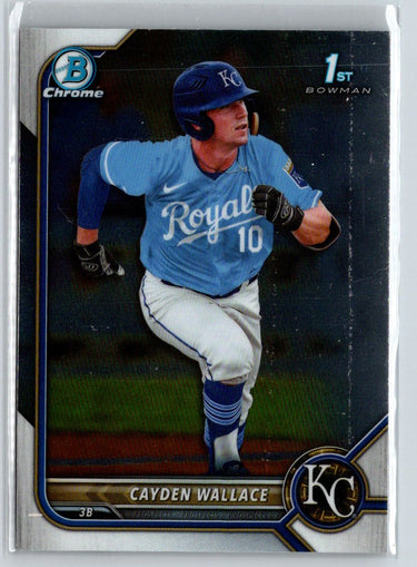 2022 Bowman Draft #BDC-12 Cayden Wallace Chrome M59