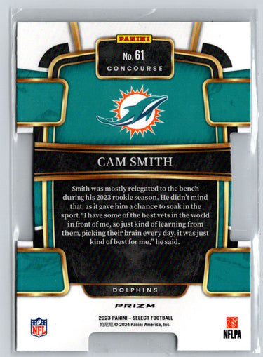 2023 Panini Select #61 Cam Smith Silver Prizms Die Cuts M59