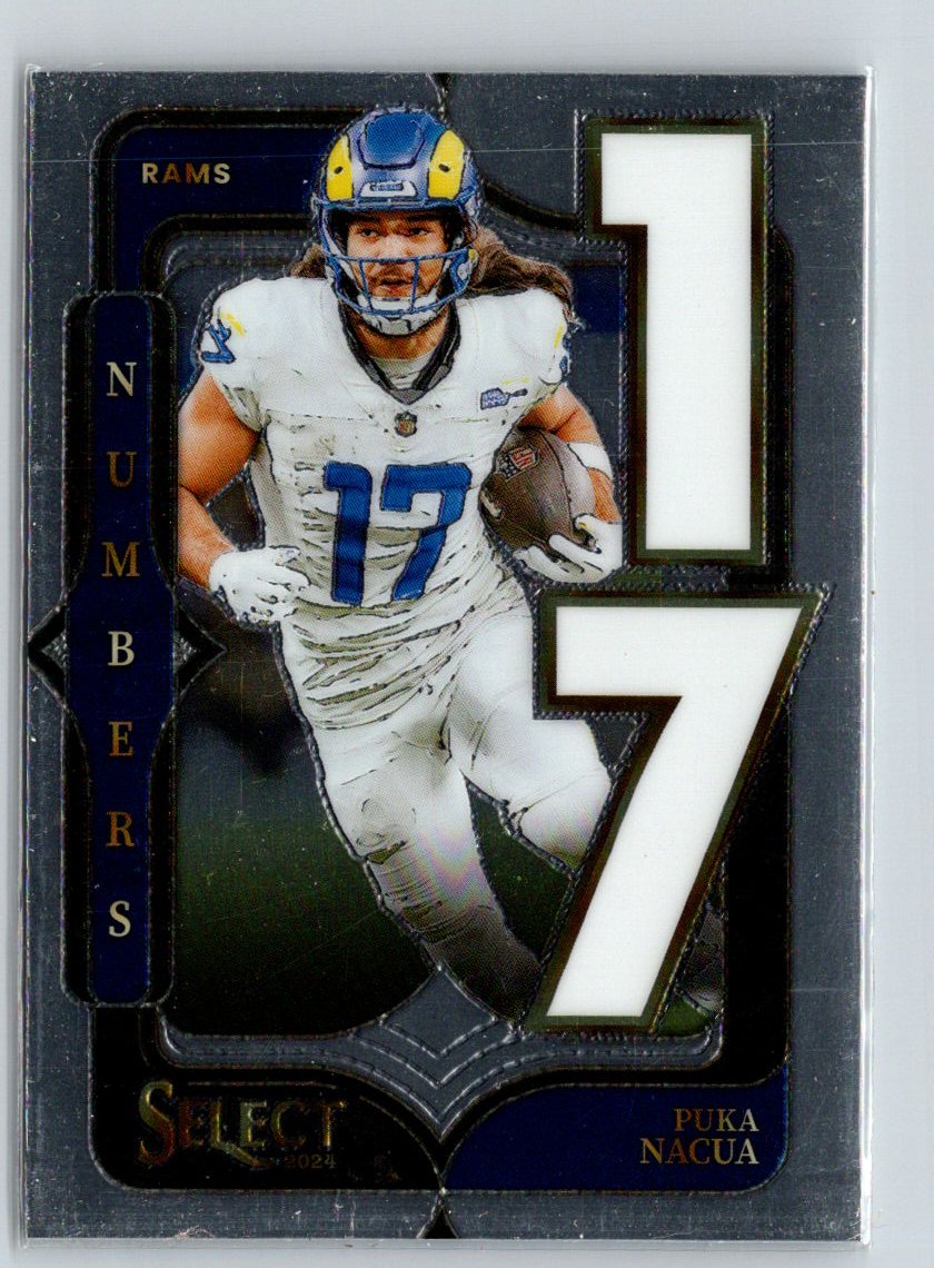 2024 Panini Select #2 Puka Nacua Select Numbers M60
