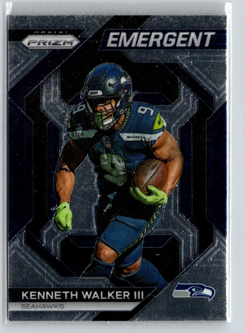 2023 Panini Prizm #H-14 Kenneth Walker III Emergent M60