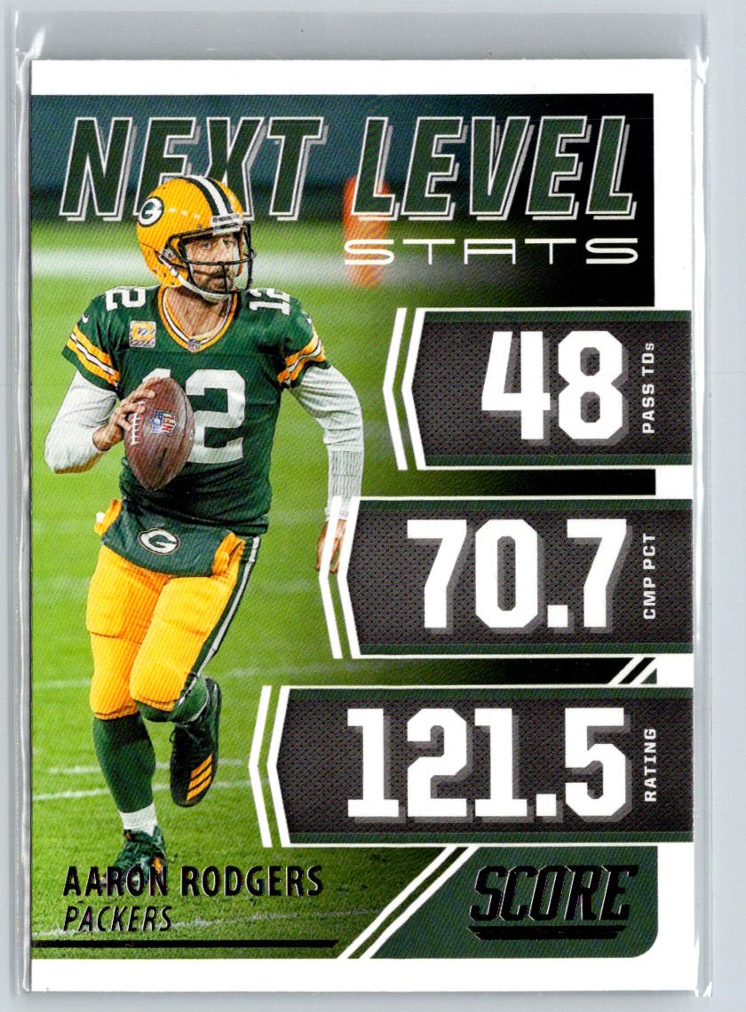 2021 Score #NL4 Aaron Rodgers Next Level Stats M60