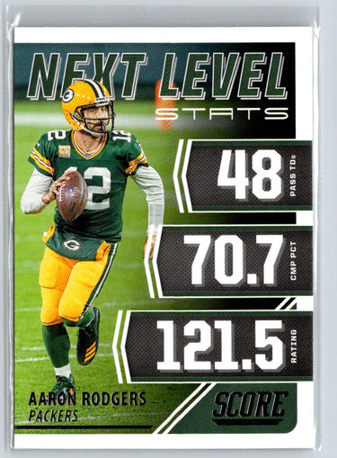 2021 Score #NL4 Aaron Rodgers Next Level Stats M60