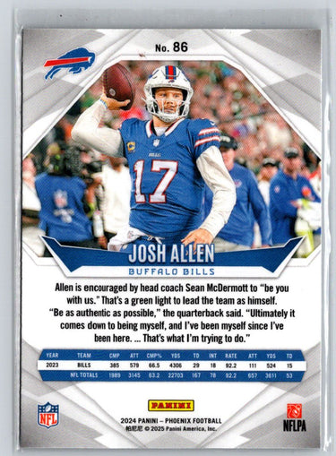 2024 Panini Phoenix #86 Josh Allen M60