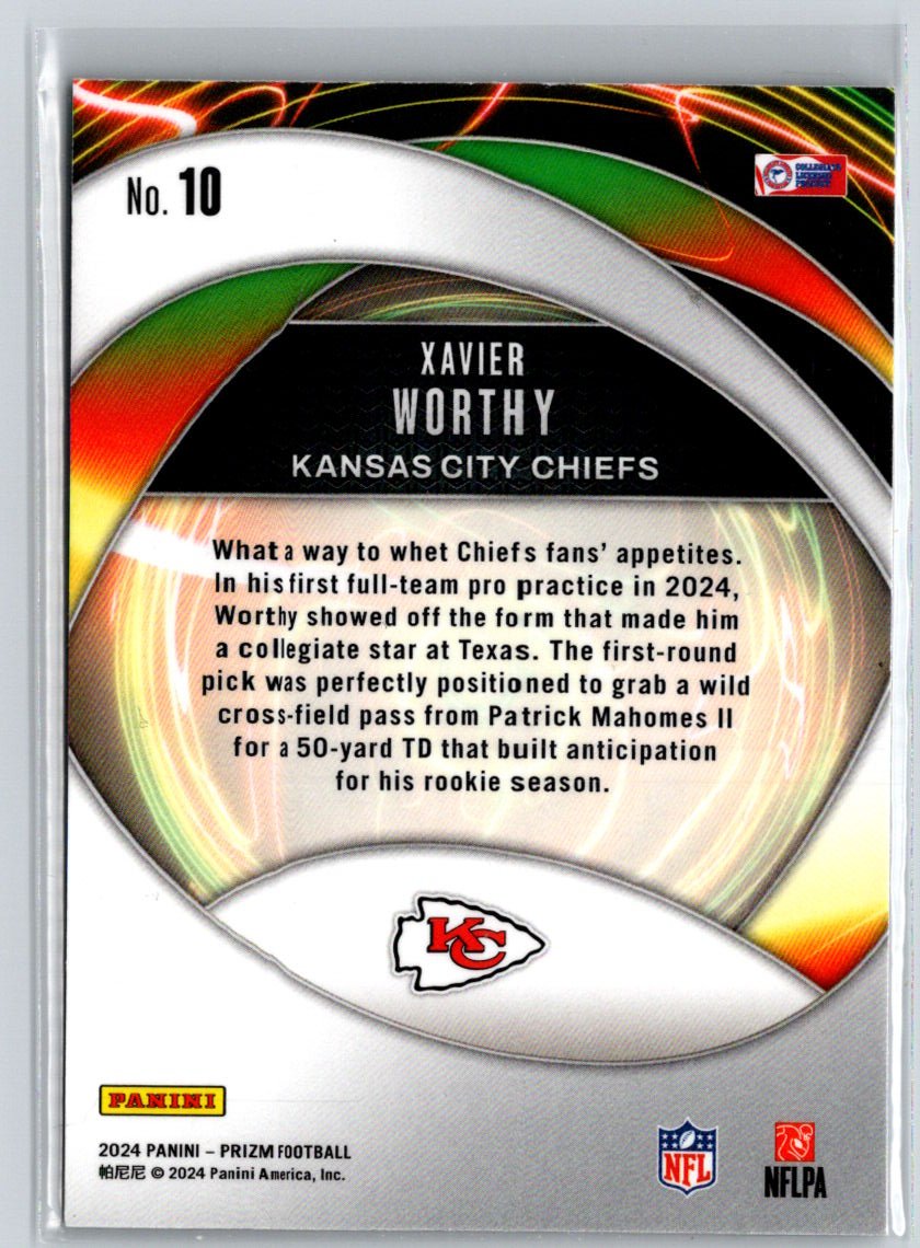 2024 Panini Prizm - Portals #10 Xavier Worthy M61