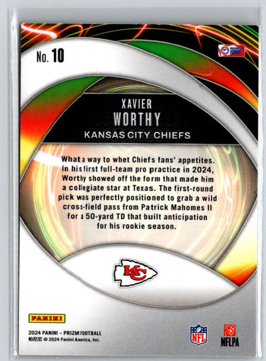 2024 Panini Prizm - Portals #10 Xavier Worthy M61