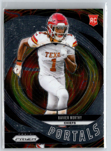 2024 Panini Prizm - Portals #10 Xavier Worthy M61