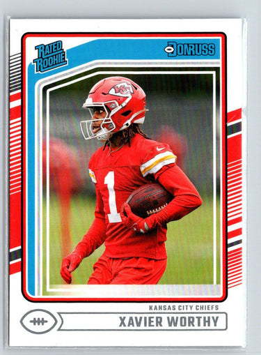 2024 Donruss #398 Xavier Worthy M62