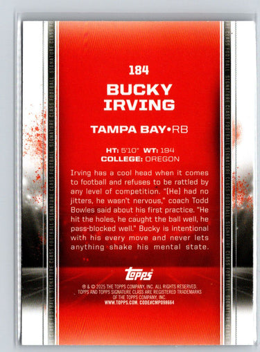 2024 Topps Signature Class - Bronze #184 Bucky Irving M62