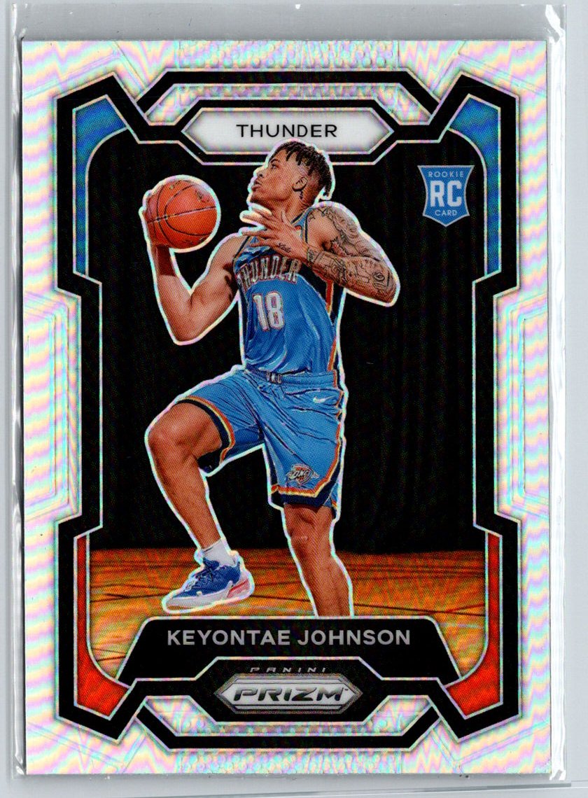 2023-24 Panini Prizm #176 Keyontae Johnson Prizms Hyper M62