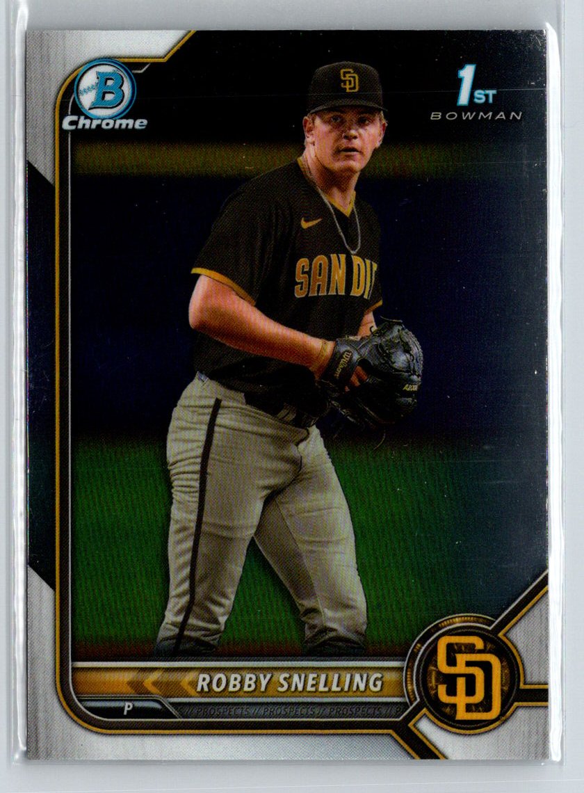 2022 Bowman Draft #BDC-82 Robby Snelling Chrome M63