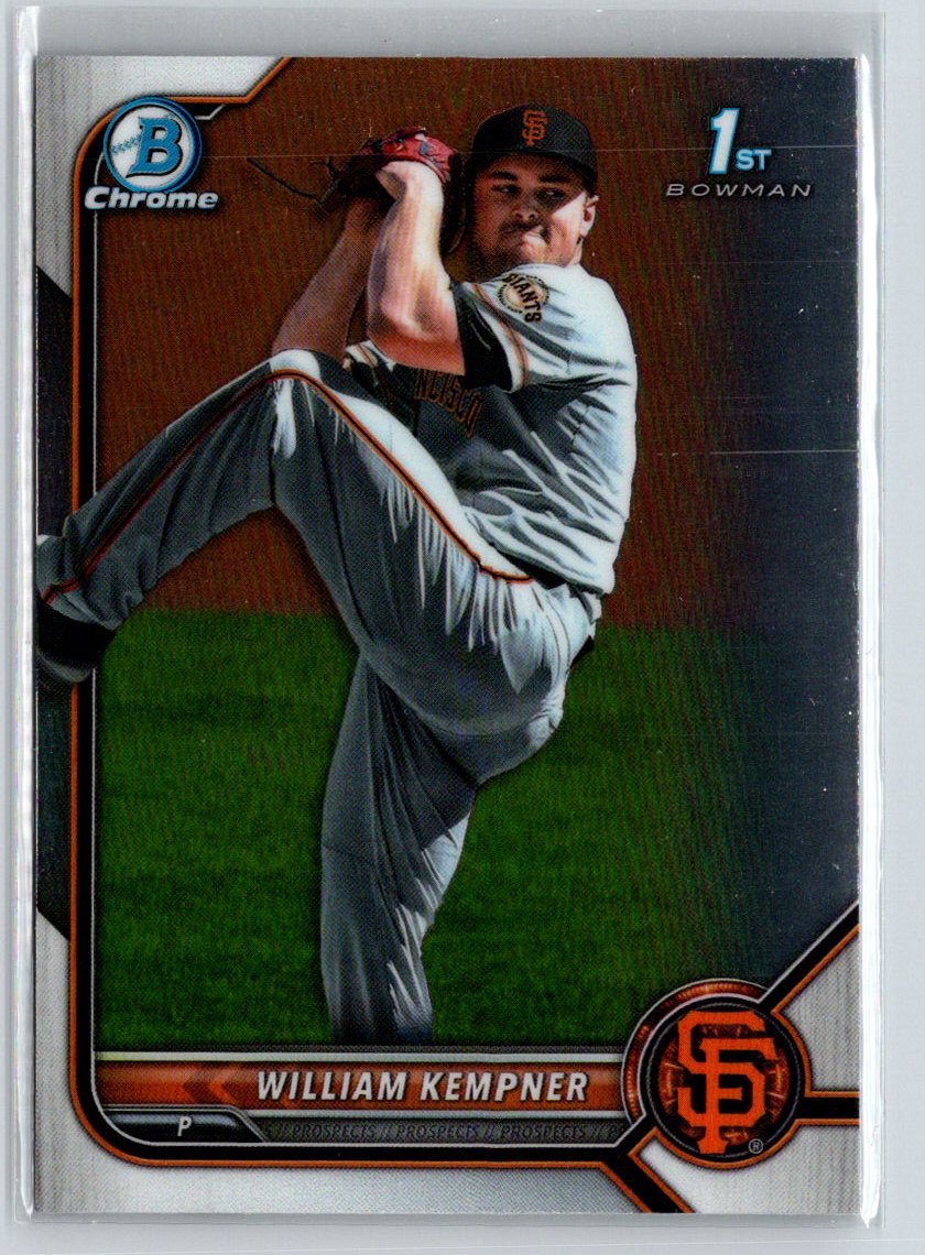 2022 Bowman Draft #BDC-3 William Kempner Chrome M63