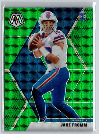 2020 Panini Mosaic #242 Jake Fromm Prizm Green M64