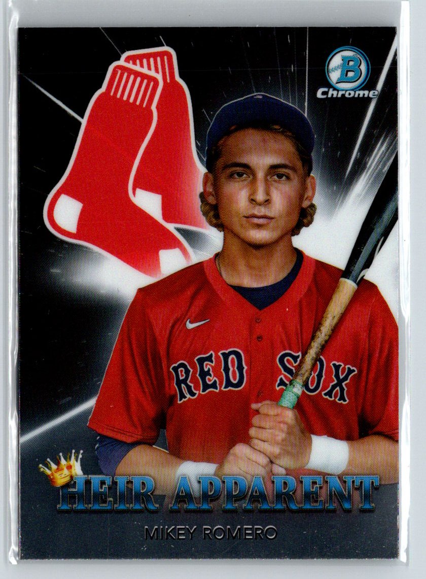 2022 Bowman Draft #HA-18 Mikey Romero Heir Apparent M65