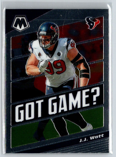 2020 Panini Mosaic #GG18 J.J. Watt Got Game? M65