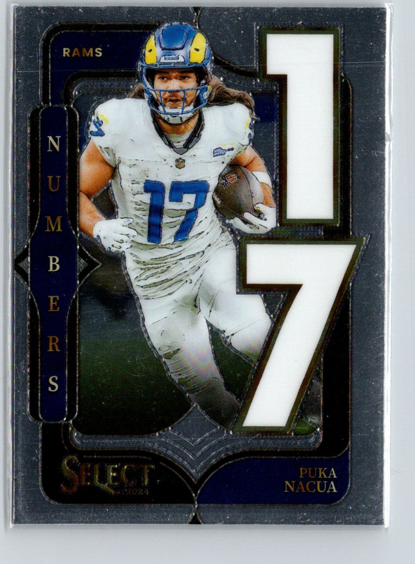 2024 Panini Select #2 Puka Nacua Select Numbers M67