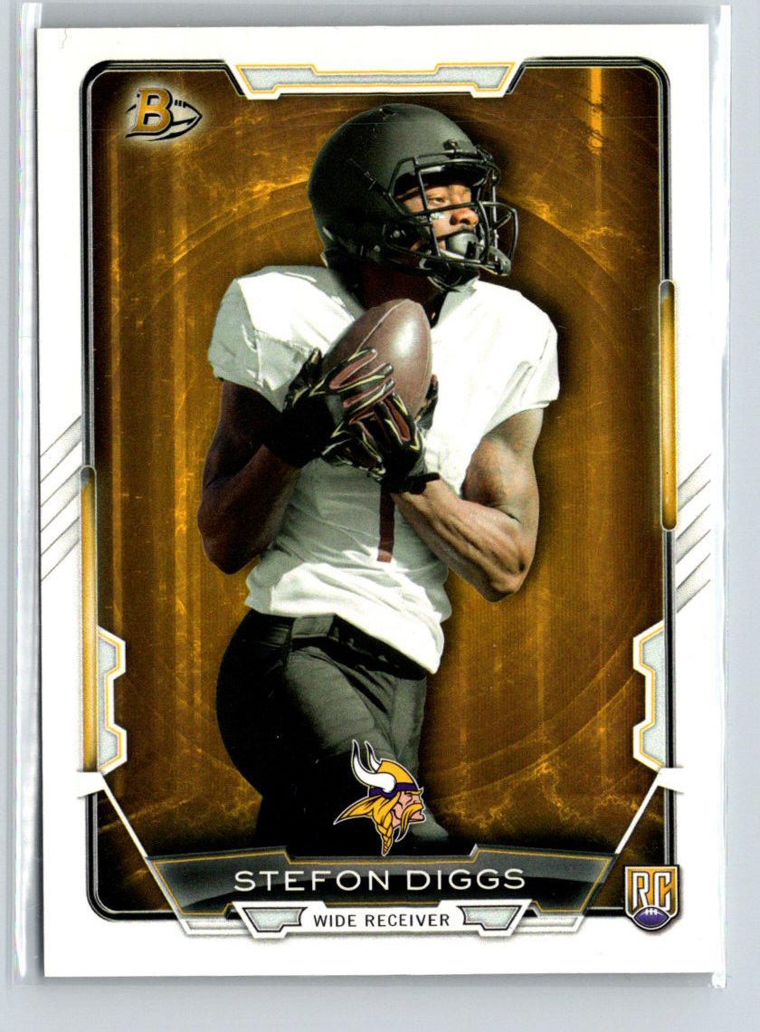 2015 Bowman #50 Stefon Diggs Rookies M67