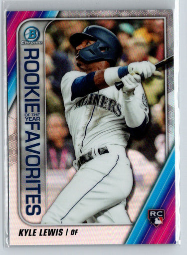 2020 Bowman #ROYF-KL Kyle Lewis Chrome Rookie of the Year Favorites M67