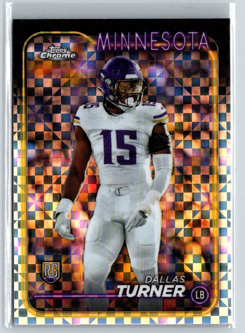 2024 Topps Chrome #221 Dallas Turner X-Fractor M67