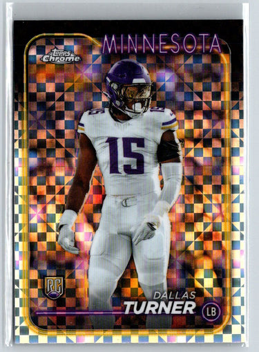 2024 Topps Chrome #221 Dallas Turner X-Fractor M67