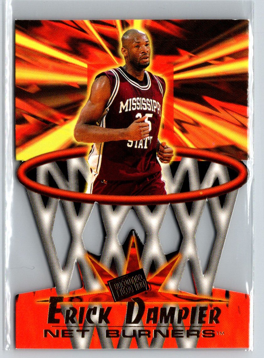 1996 Press Pass #NB 10 Erick Dampier Net Burners M68