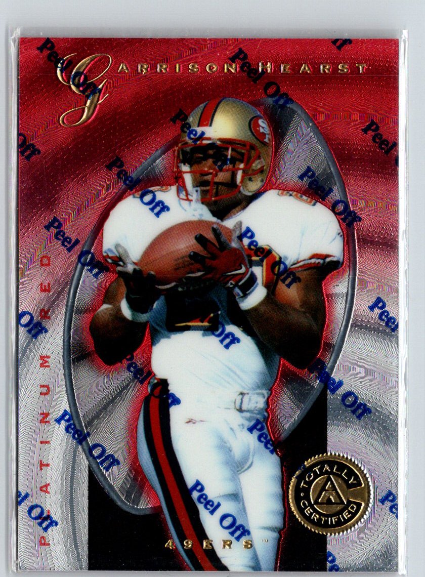 1997 Pinnacle Totally Certified #82 Garrison Hearst #/4999 M68