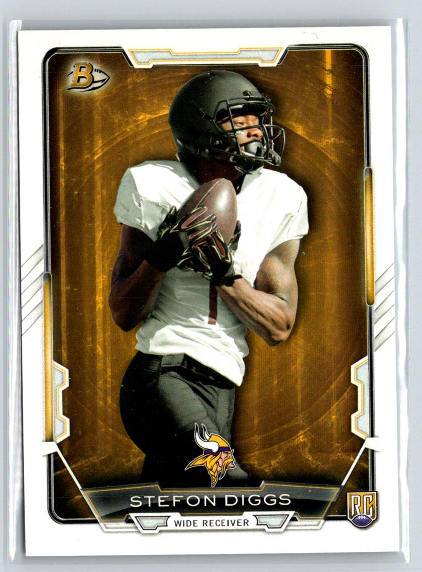 2015 Bowman #50 Stefon Diggs Rookies M68