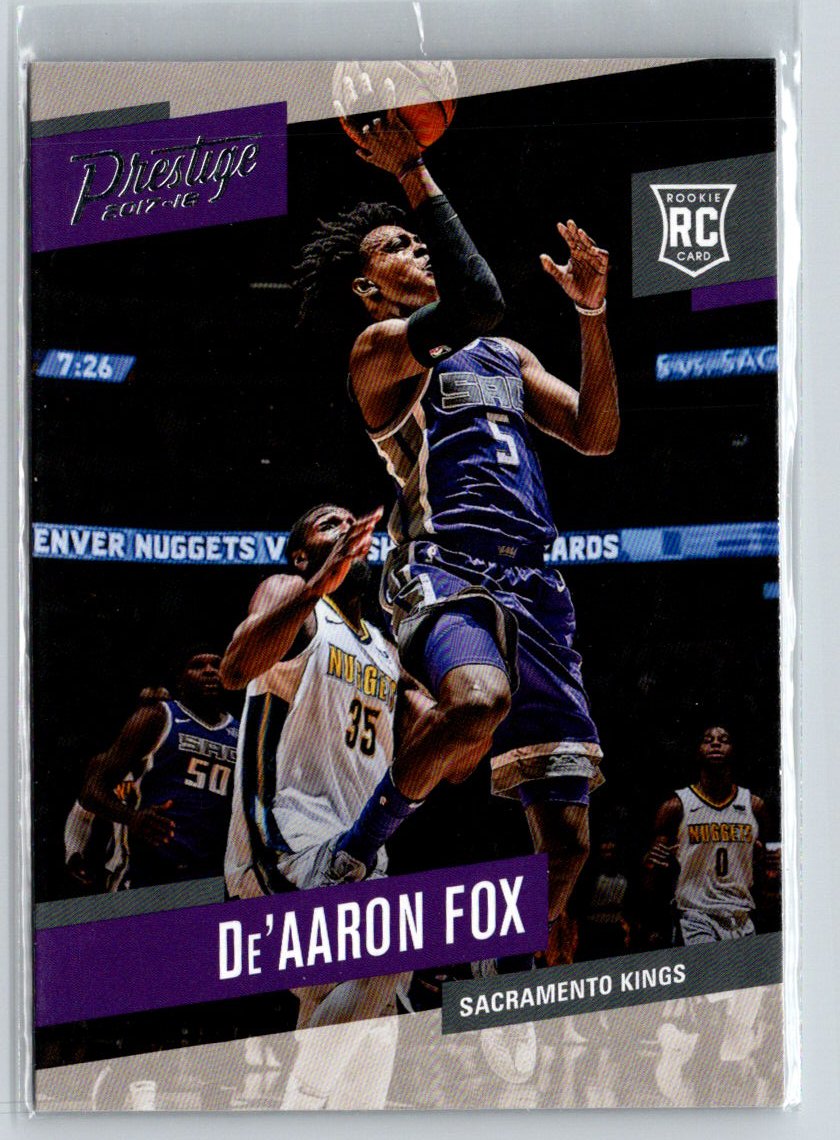2017-18 Panini Prestige #155 De'Aaron Fox M68