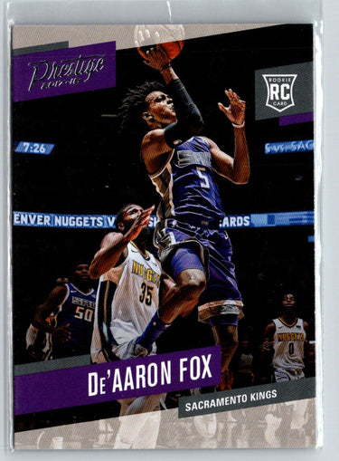 2017-18 Panini Prestige #155 De'Aaron Fox M68