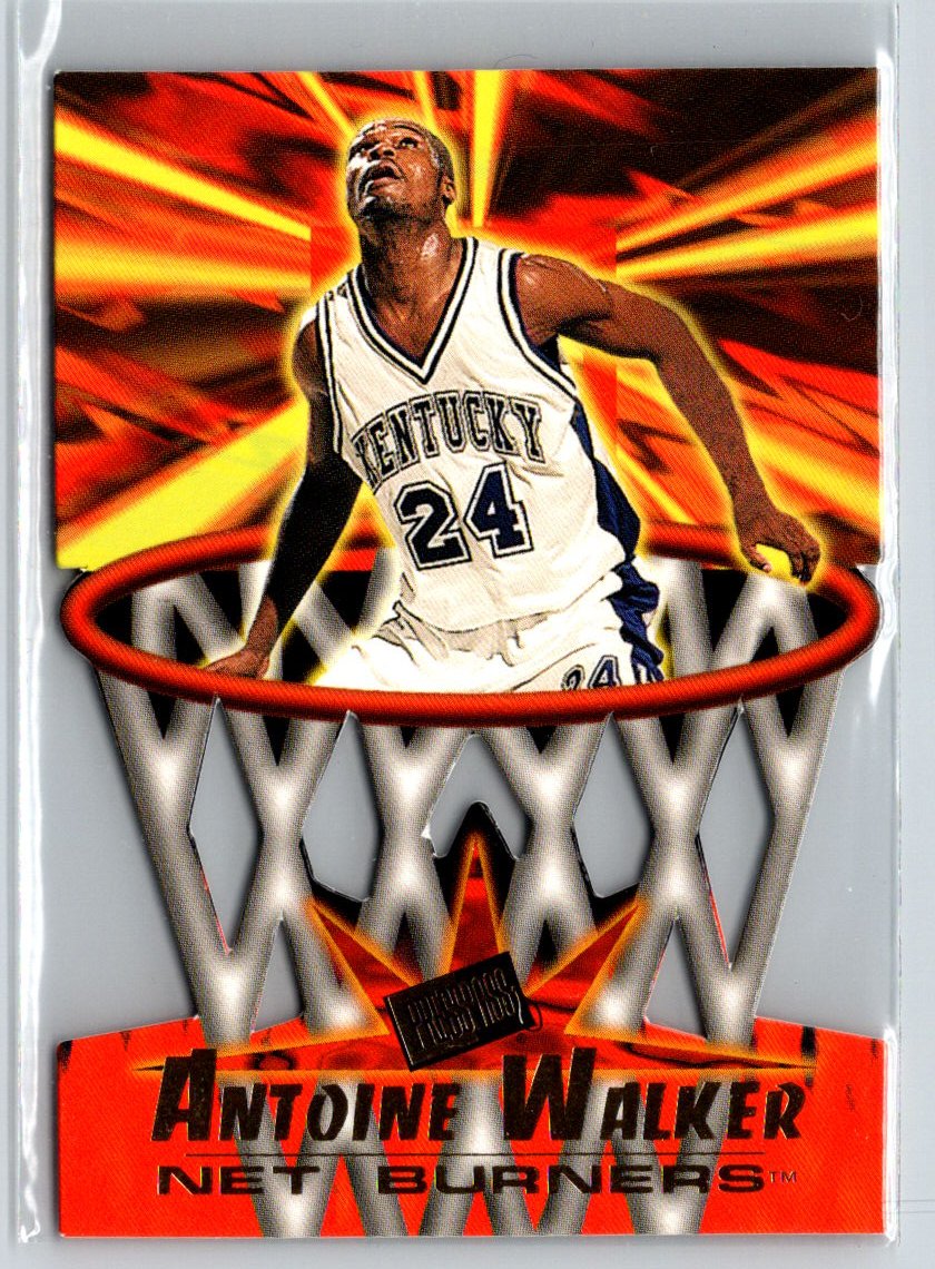 1996 Press Pass #NB 6 Antoine Walker Net Burners M68